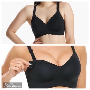 2 Momcozy Black Nursing Bras
